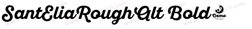 SantEliaRoughAlt Bold字体转换